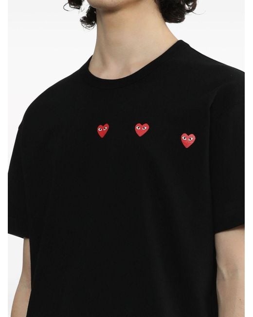 Comme des Garçons Black Comme Des Garcons Logo Cotton T Shirt