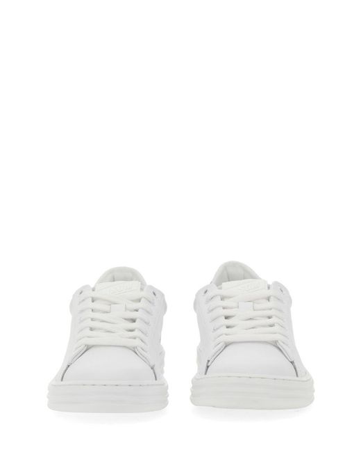 MSGM White Iconic Cupsole Sneaker