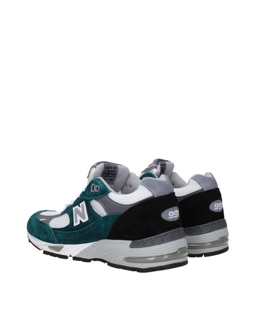 New Balance Blue Sneakers 991 Fabric