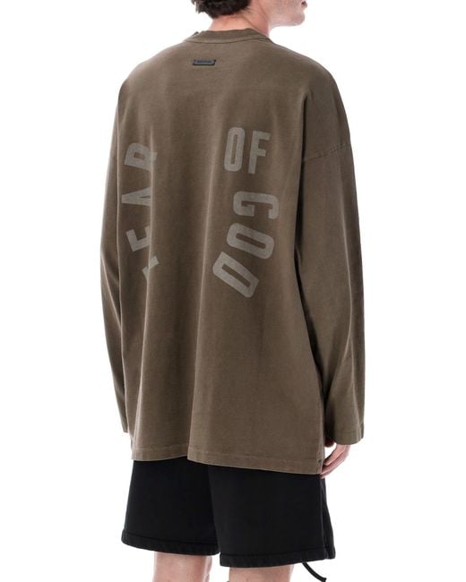Fear Of God Brown T Shirts And Polos