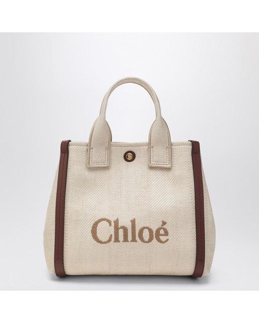 Chloé Natural Chloé Small Chloé Carry Tote Bag