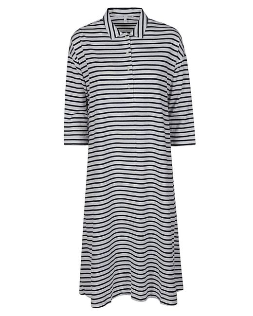 C-ZERO SHIRT Blue C Zero Hemd Baumwollkolokleid