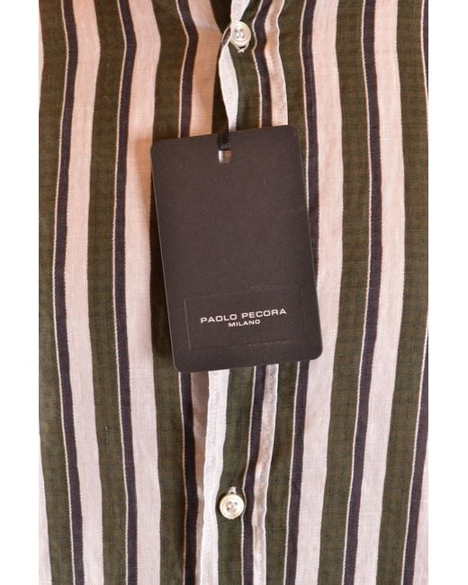 Paolo Pecora Black Shirt for men