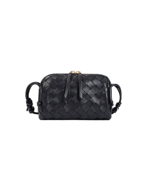 Bottega Veneta Brown Leather Concert Bag