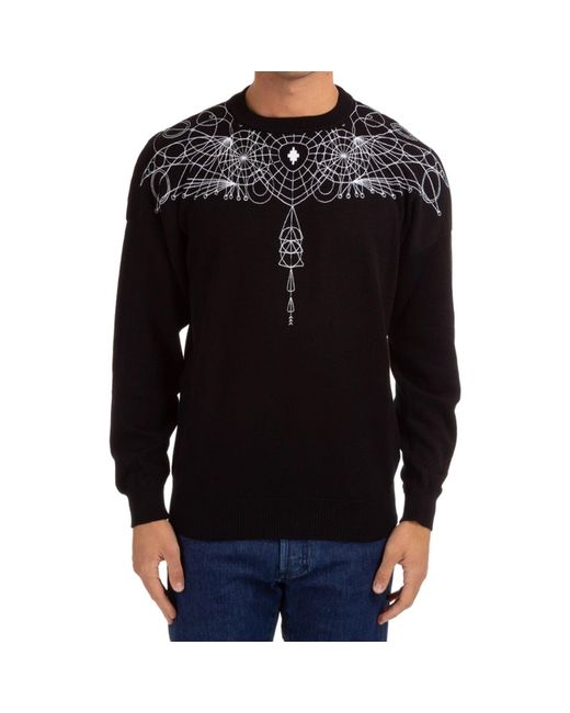 Marcelo Burlon Black Logo Sweater for men
