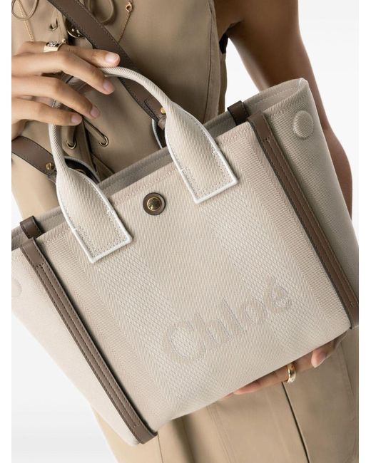 Chloé Natural Carry Tote Bag