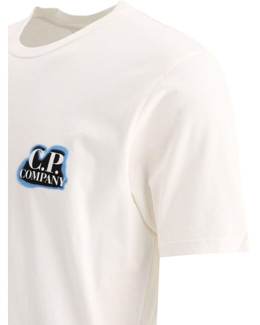 C P Company C.P. Firma "British Sailor" T -Shirt in White für Herren