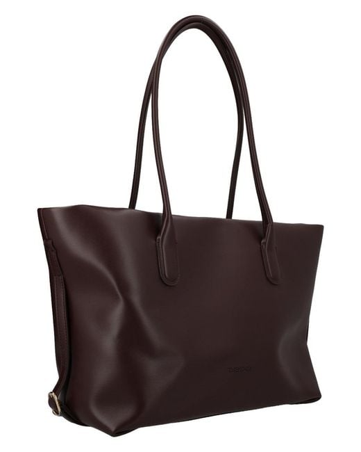 THEMOIRÈ Brown Talia Trunk Small Vegan Fabric