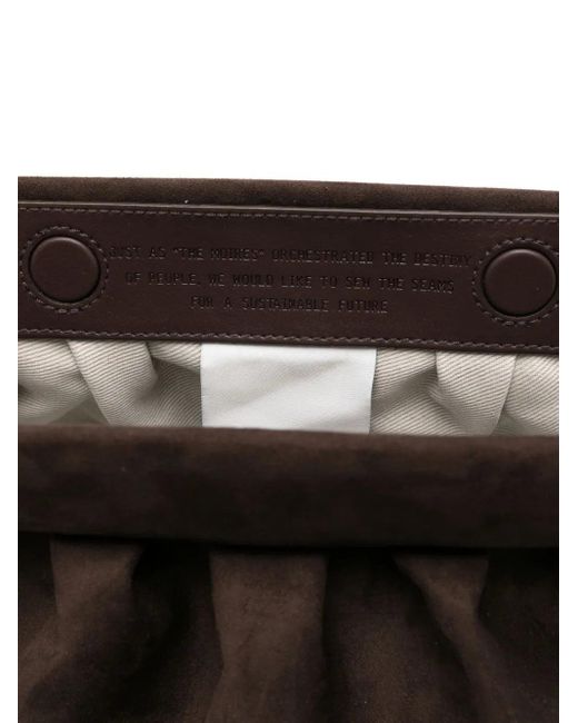 THEMOIRÈ Black Pleated Clutch