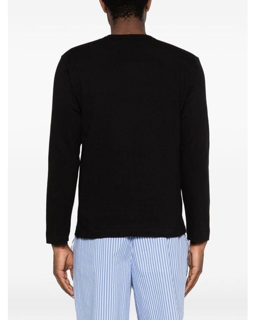 Comme des Garçons Black Cotton T-Shirt