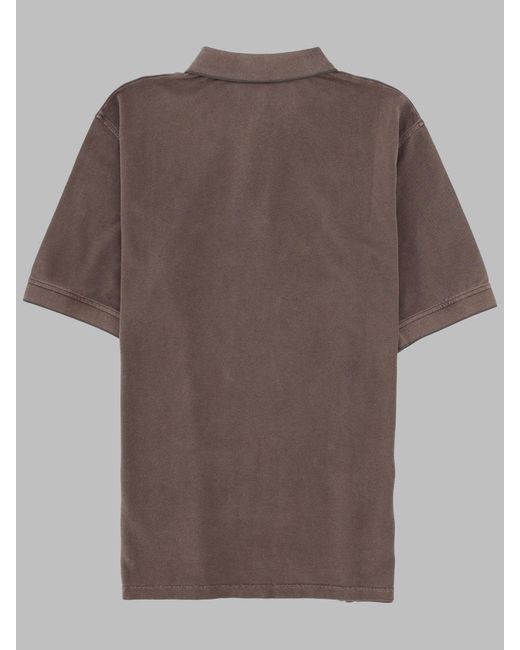 Herno Brown Polo Con Logo