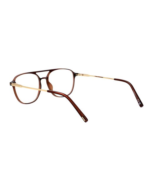 Tom Ford Brown Aviator Optical Ft5874 B 048 for men