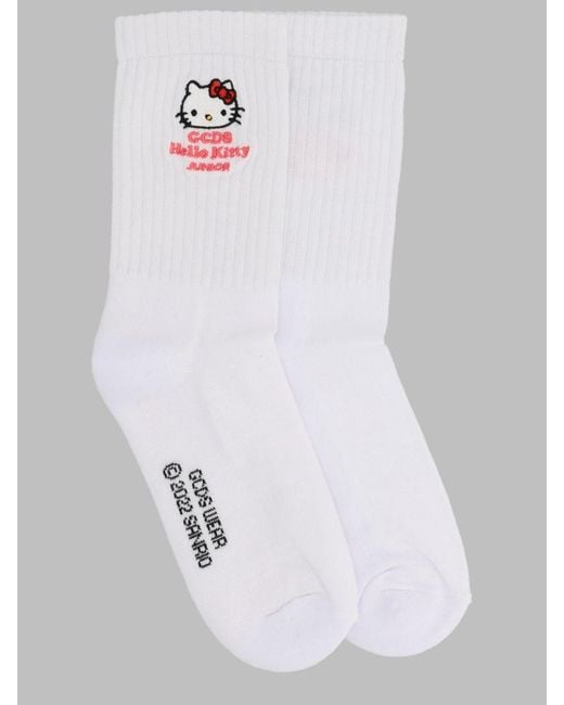 Gcds White Hello Kitty Socks