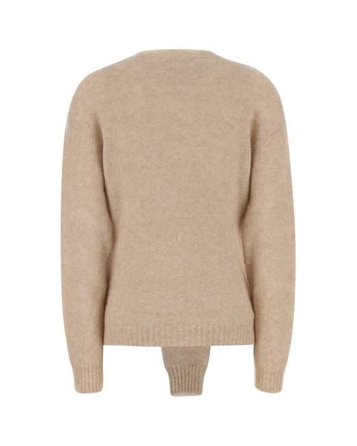 Des Phemmes Natural Stretch Nylon Blend Sweater
