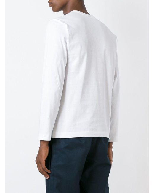 Comme des Garçons White Cotton T-Shirt