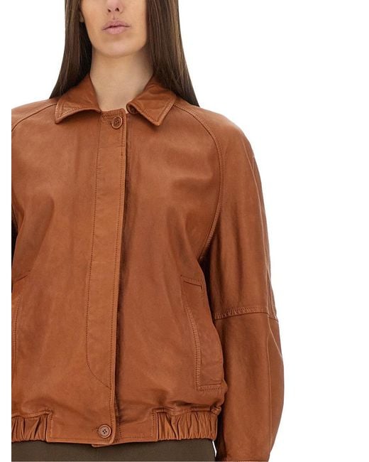 Salvatore Santoro Brown Leather Jacket