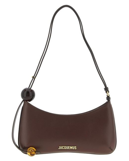 Jacquemus Brown Umhängetasche "Le Bisou Perle"