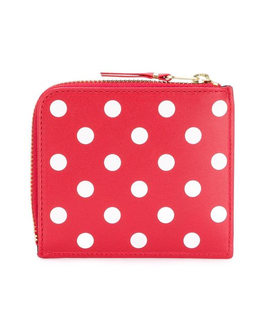 Comme des Garçons Black Wallet Dot Leather