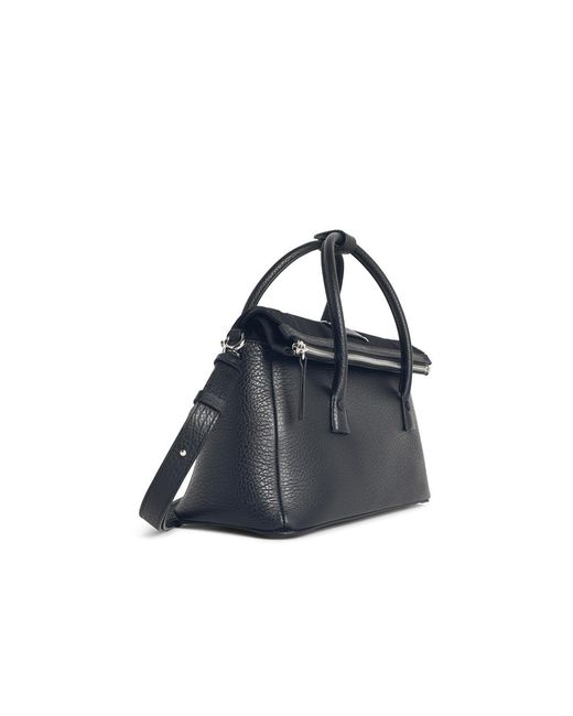 Maison Margiela Blue '5Ac East West' Leather Bag