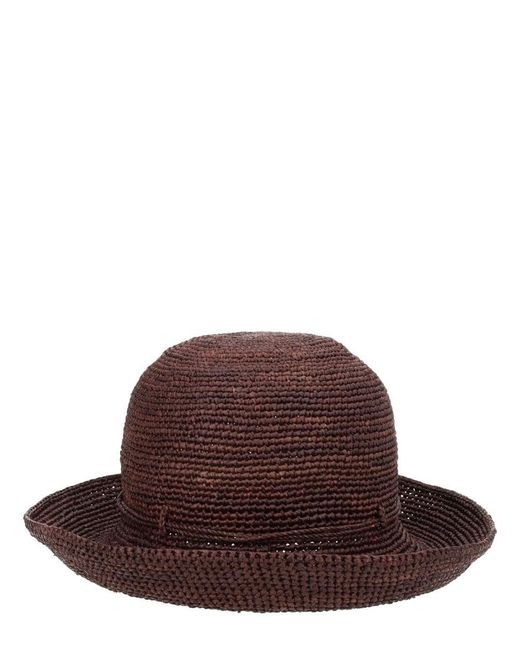 Helen Kaminski Brown Raffia Hat