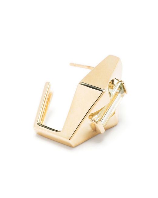 Aliita White Ohrringe Paar Deco Rombo Medi Am