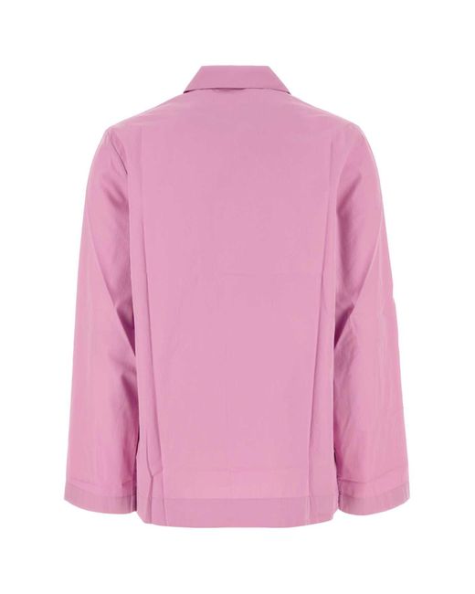 Tekla Pink Poplin Shirt
