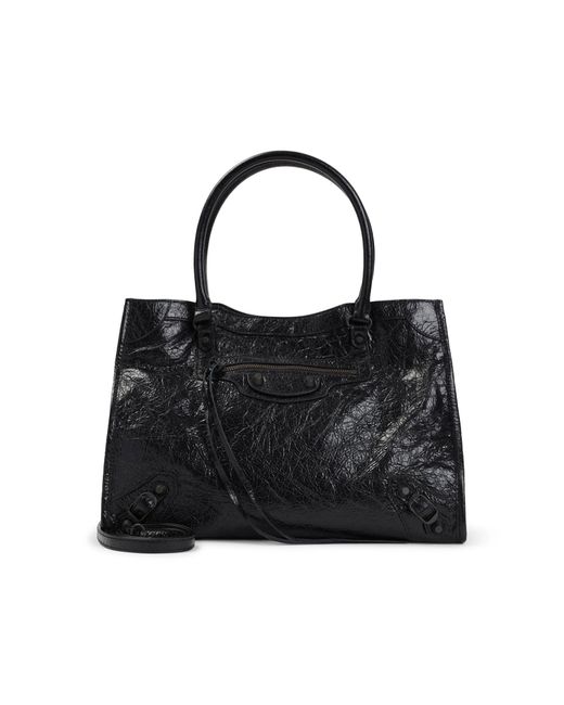Balenciaga Black Le City Tote S Bag