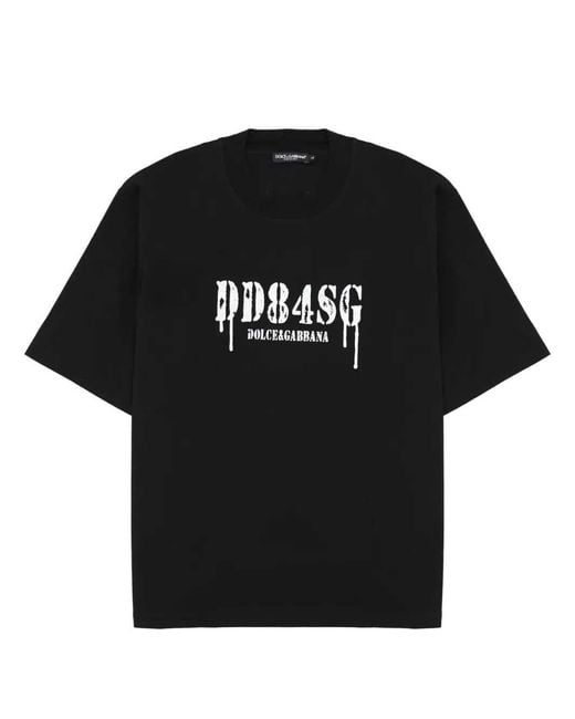 Dolce & Gabbana Black Short Sleeved T Shirt