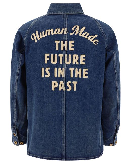 Veste en jean "Coverall" faite humaine Human Made pour homme en coloris Blue