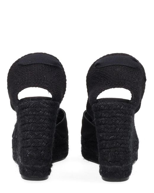 Castaner Black Espadrille "Cute"