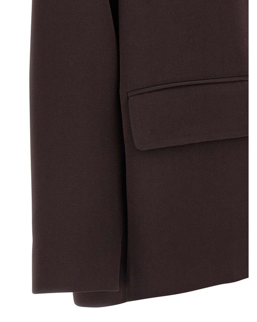 Alberto Biani Brown Two Button Blazer