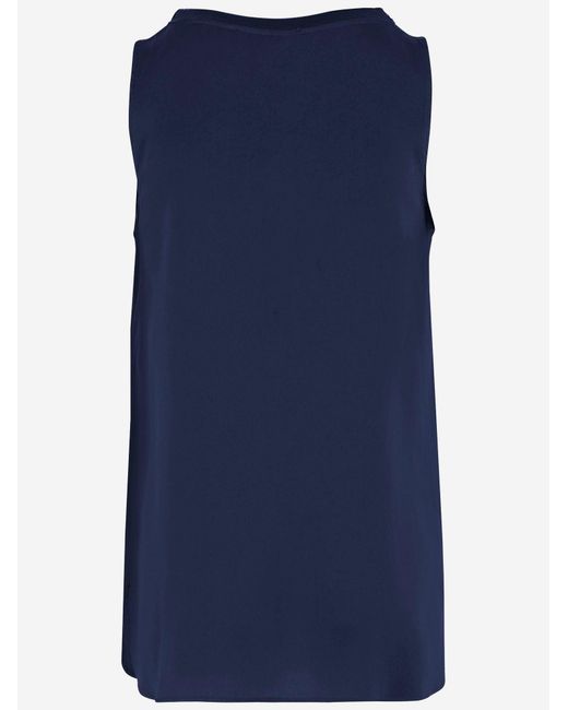 Q-WINS Blue Sleeveless Top