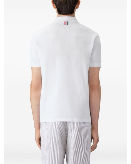 Thom Browne White Polo Shirts for men