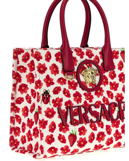 Versace Red Schopper-Tasche "La Medusa"