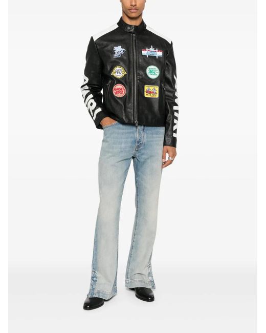 Amiri Straight Jeans in het Blue voor heren
