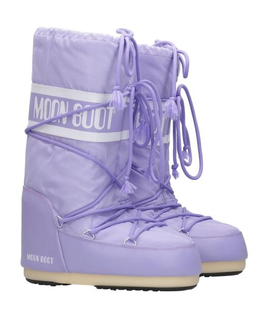 Moon Boot Purple Boots