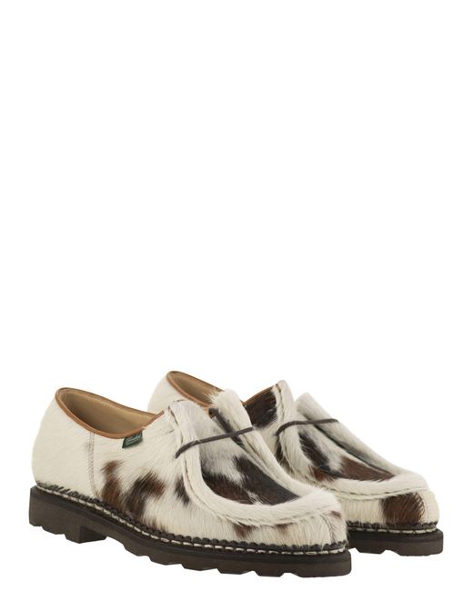 Paraboot Natural Michael/Marche Goat Hair Derby Shoes