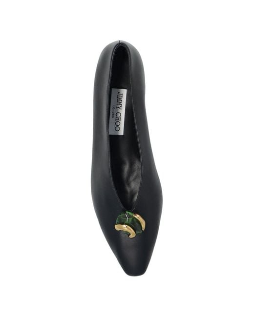 Jimmy Choo Black Margot Ballet Flat