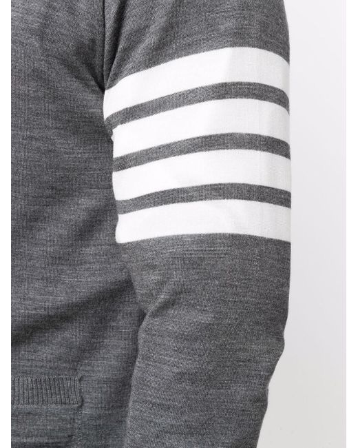 Thom Browne Gebreid Vest in het Gray voor heren