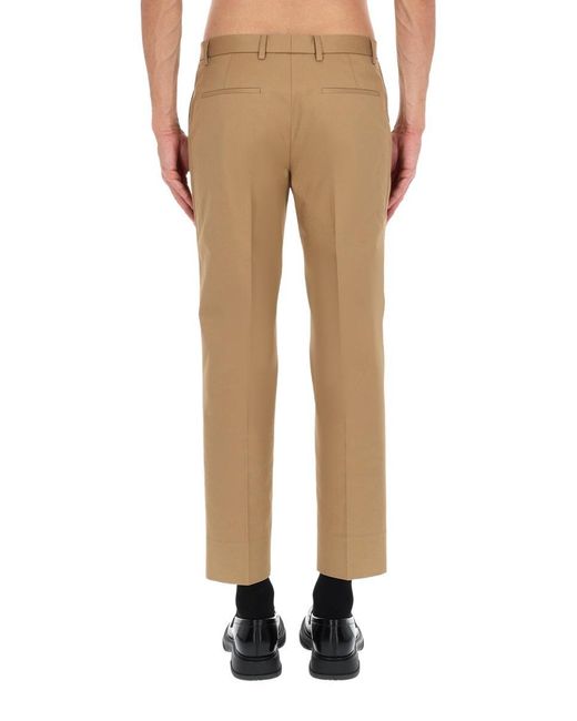 Gucci Natural Cotton Tailored Pants for men