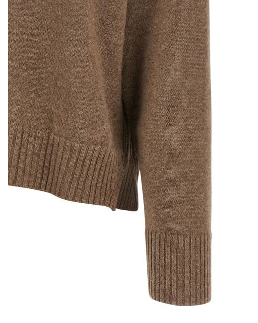 Loulou de Saison Brown 'Kaia' Strickjacke