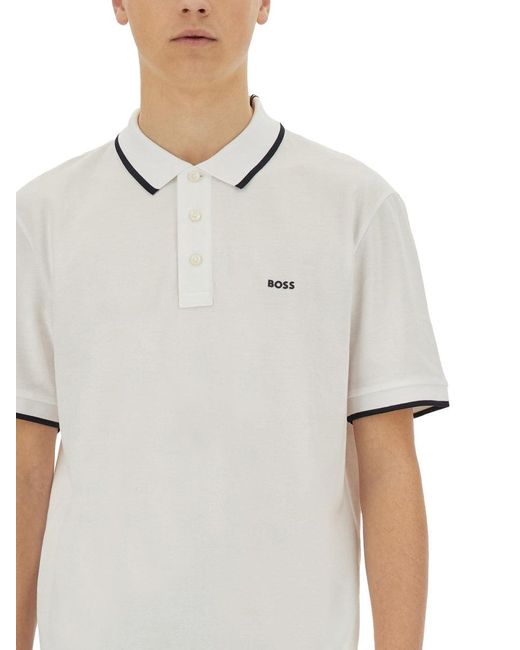 Boss White Pants Parlay 190 for men
