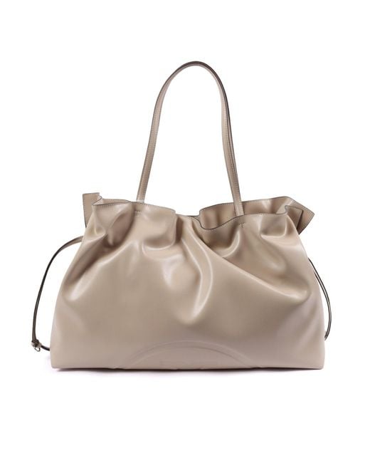 Tory Burch Natural Ella Recycled Drawstring Tote