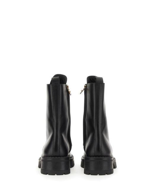 Versace Black Boot With Laces Alia