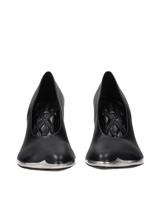 Burberry Black Neckline Leather