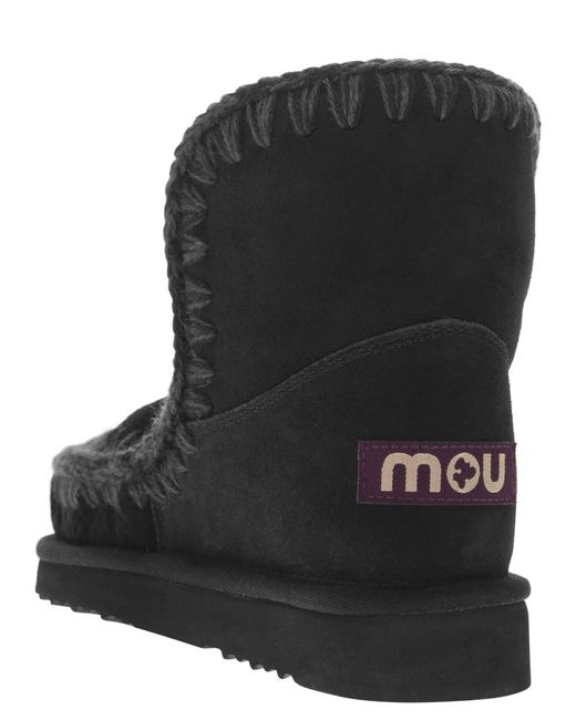 Boot della caviglia Eskimo 18 di Mou in Black