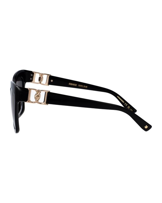 DSquared² Black Acetate Sunglasses