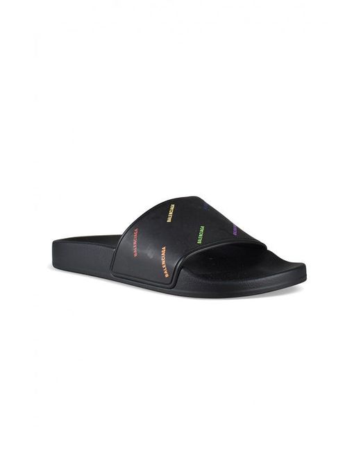 Balenciaga Black Slides
