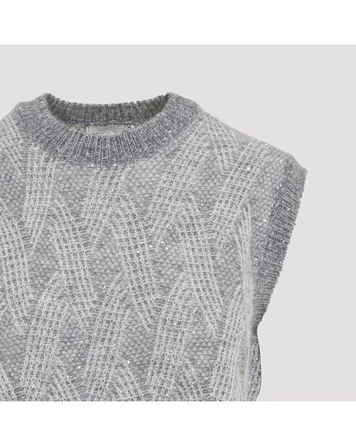Chaleco Peserico de color Gray
