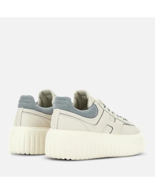 Hogan White H Stripes